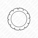 Perforating Blade, 45x61.5x0.5, 12tpw, MBO 50 210 180