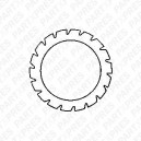 Perforating Blade, 45x61.5x0.5, 18tpw, MBO 50 210 190