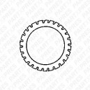 Perforating Blade, 45x61x0.5, 28tpw, MBO 50 210 370 (HSS)
