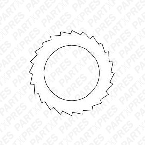 Crimping Blade, 40x61.1x2, 24tpw, Stahl 273-918-01-00