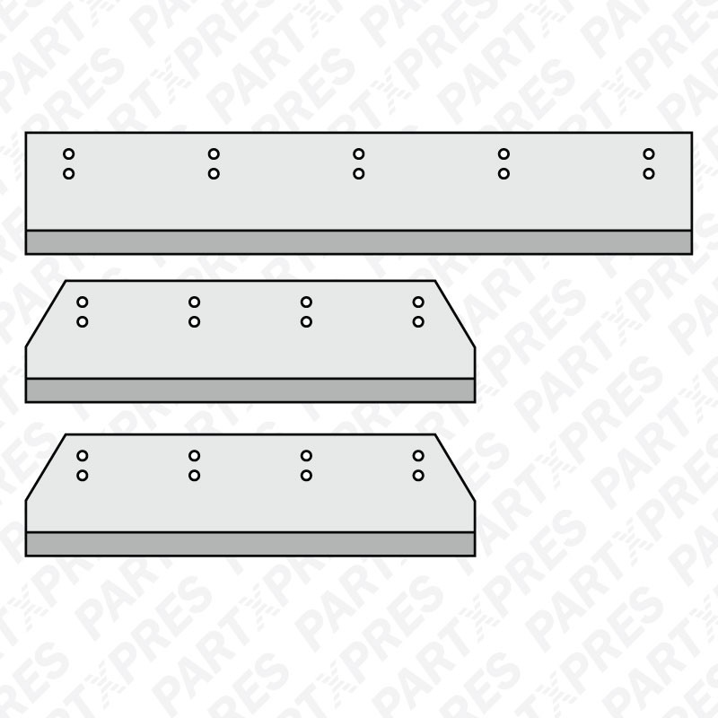 Set of knives for Sheridan CT-325, HSS